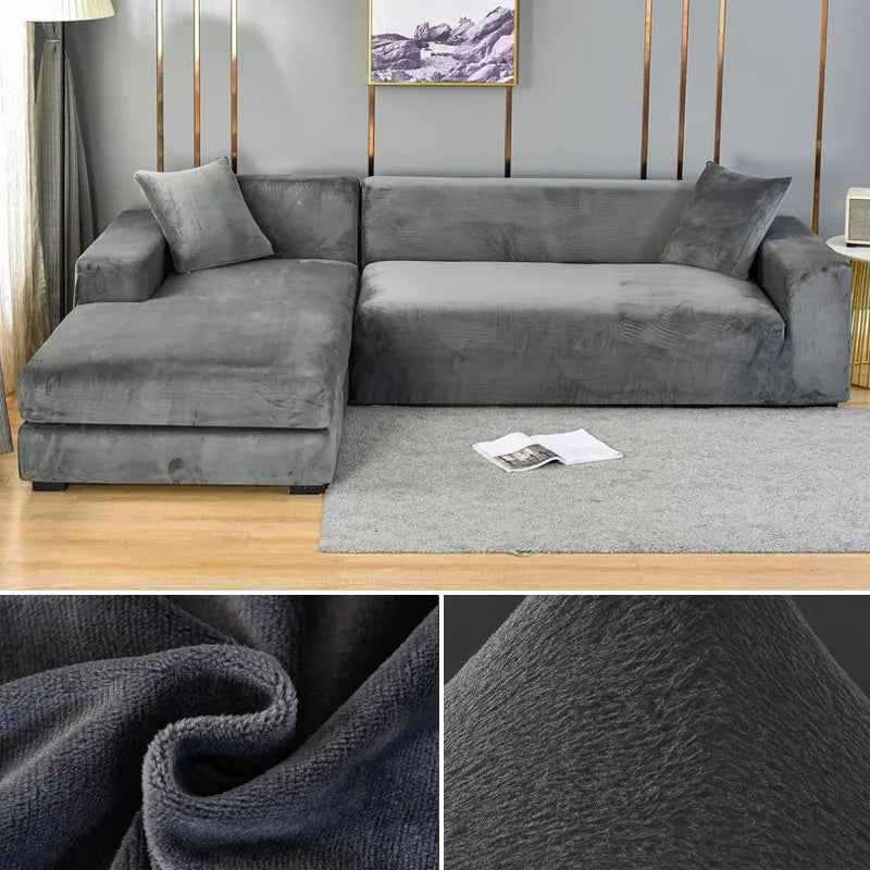 home & garden : CouchCover - Protecteur de meuble doux antidérapant - Gris dans de Marche Lino