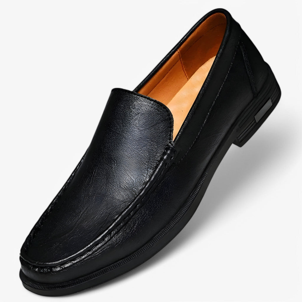 Mocassins Homme Marrons Élégants en Cuir Véritable Artisanaux Comfort Fit