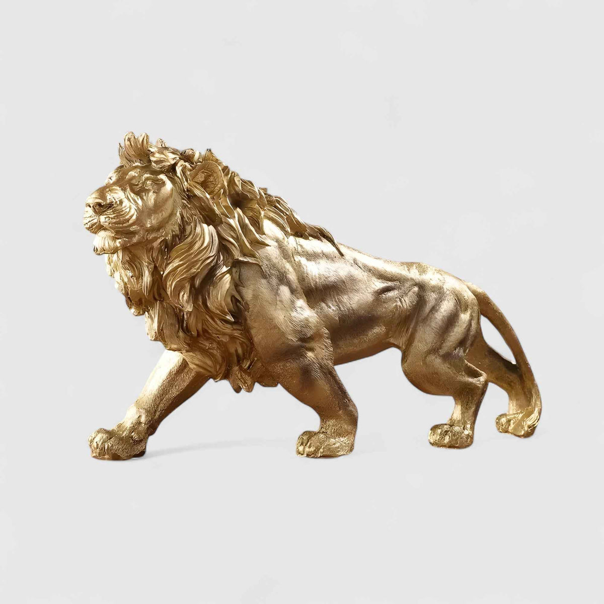 Statues et figurines : Statue Lion Résine Décoration Maison Luxe dans de Marche Lino