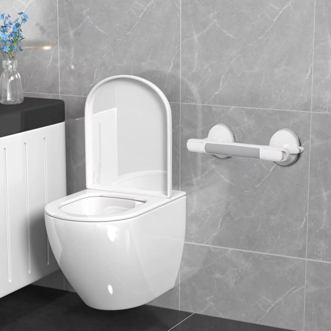 Barre d'appui douche pour salle de bain - Sécurité renforcée sans