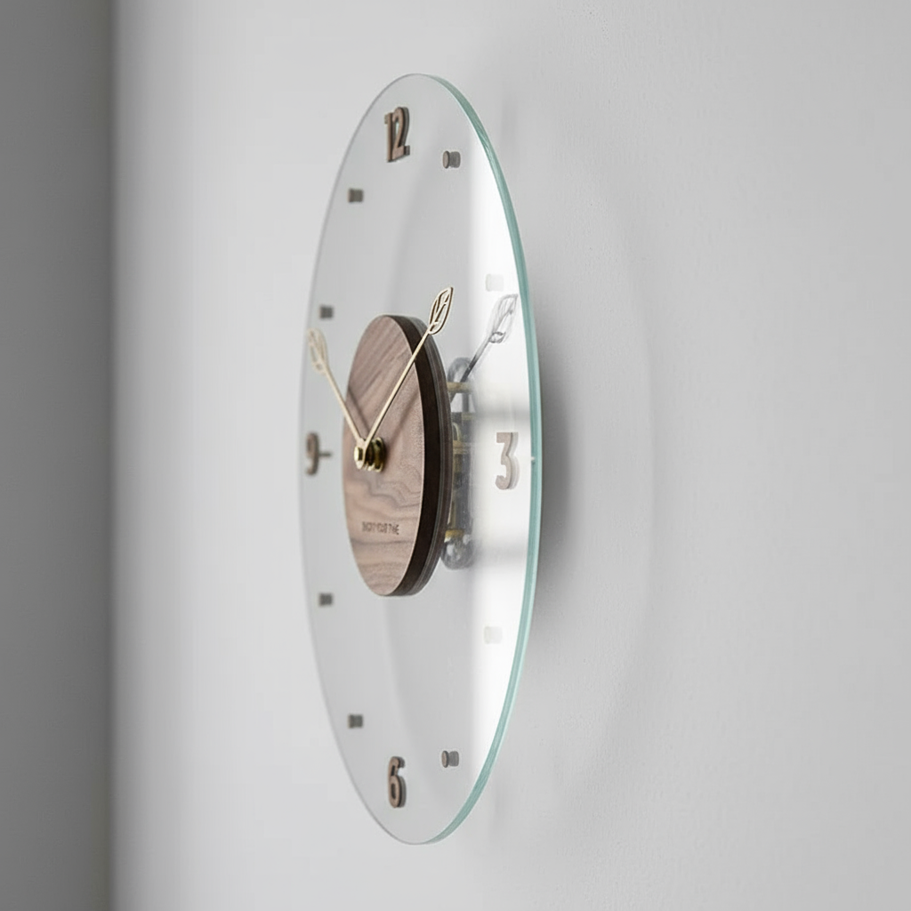 Watch Murale Minimaliste en Bois Horloges murales