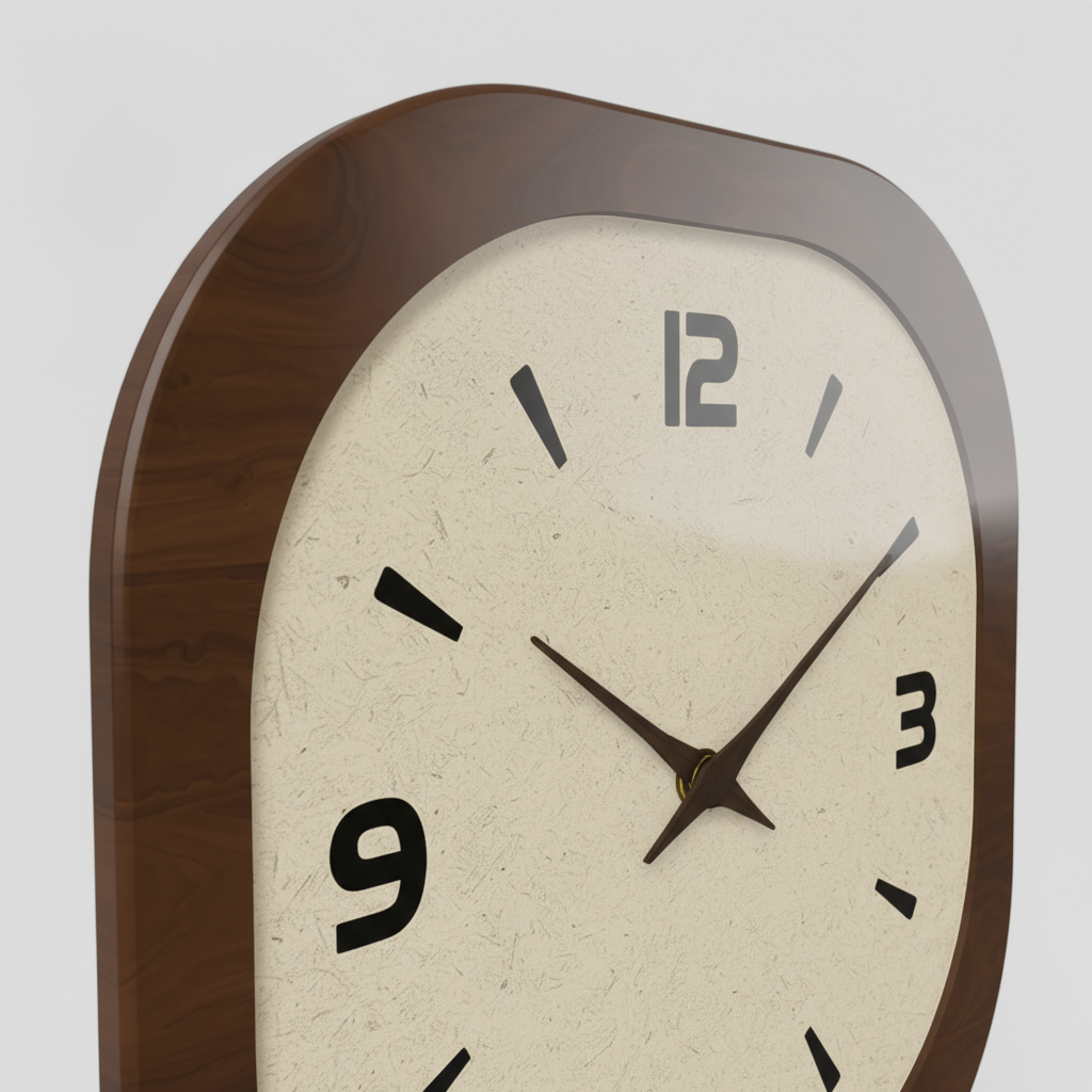 Horloge Murale en Bois Style Vintage
