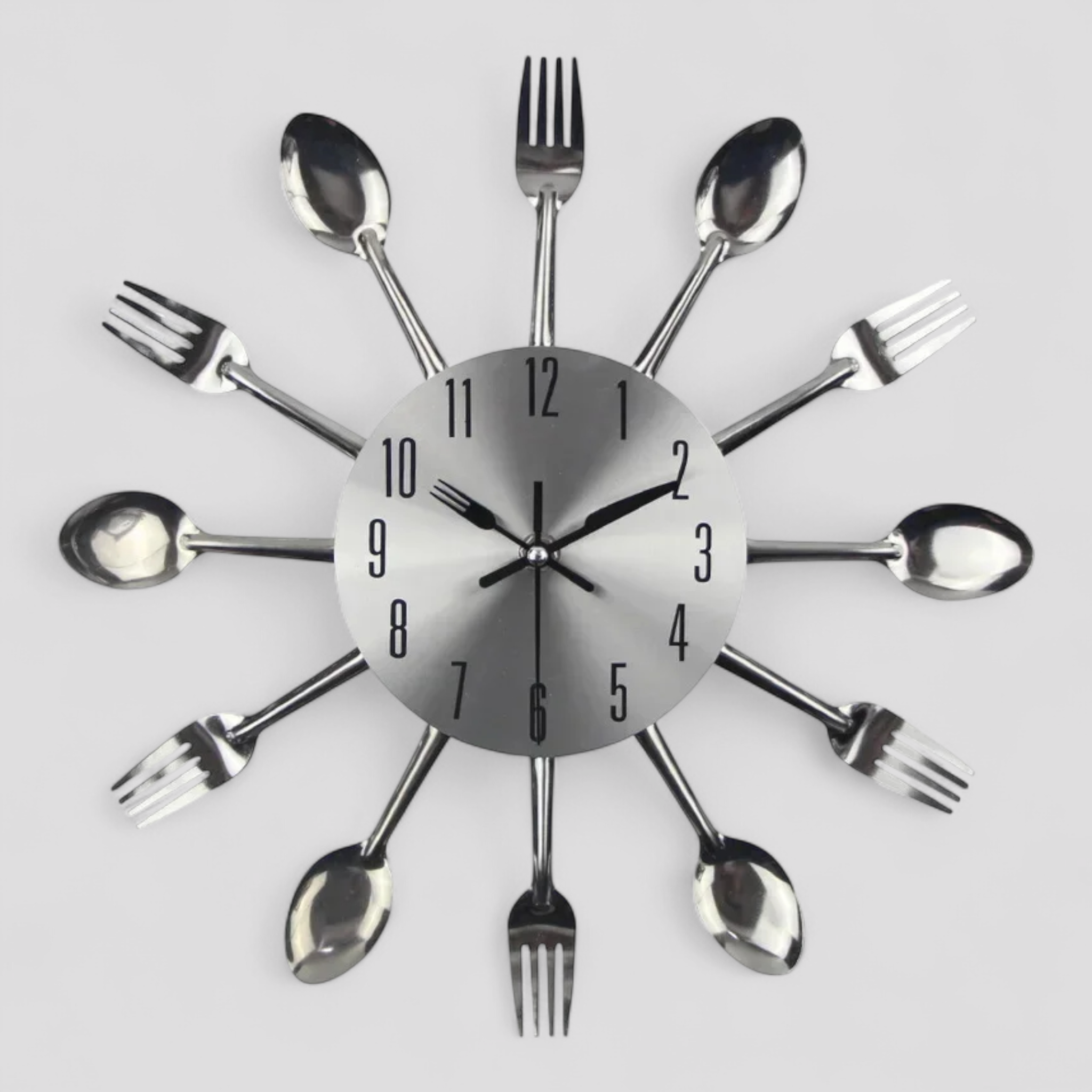 Horloges murales : Horloge Murale Métallique au Design Minimaliste - 12 Pouces dans de Marche Lino