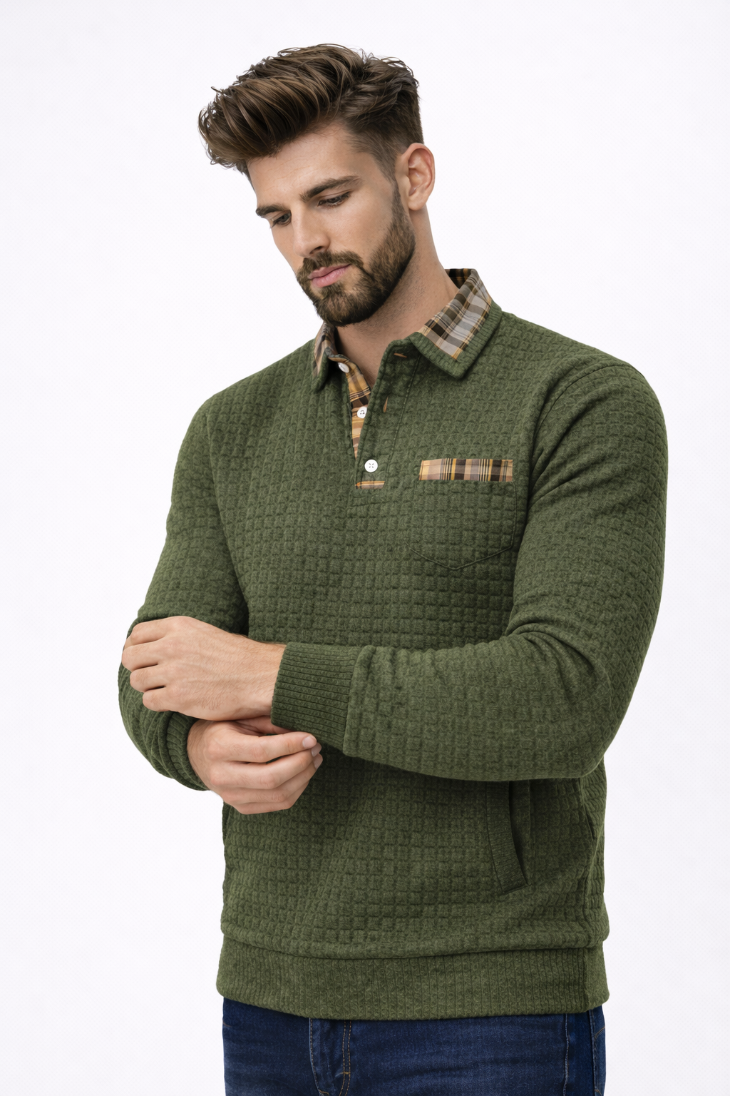 Polo Homme Coton Décontracté pour l'Été - Respirant & Confortable