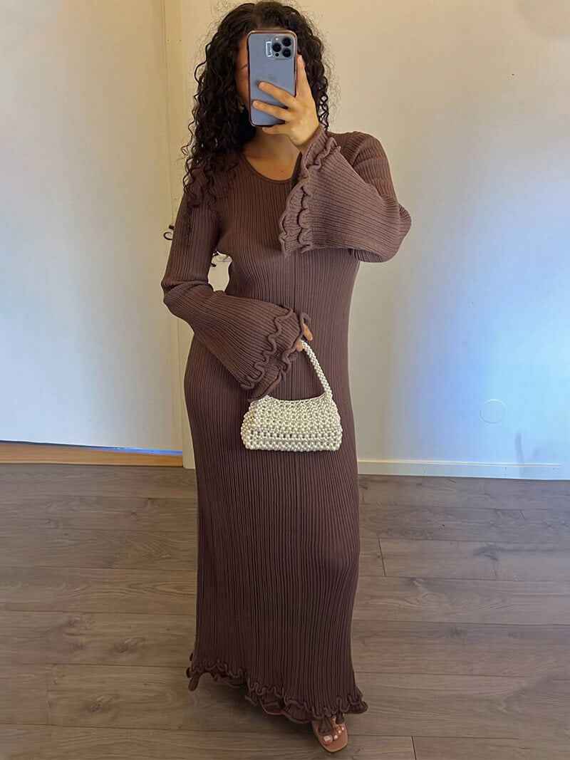 Maxi Dress : Robe Marla - Élégance Sans Effort pour Toutes les Occasions dans de Marche Lino