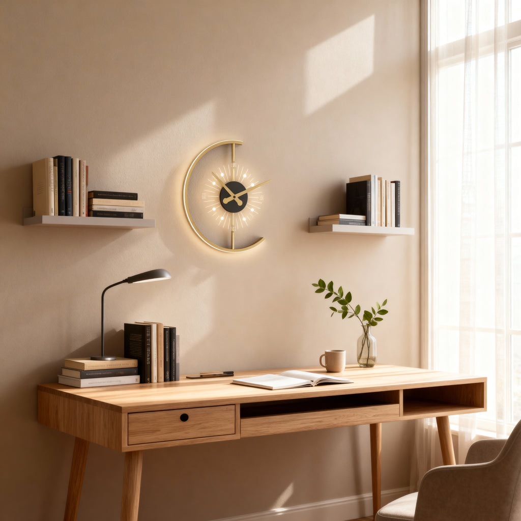 Applique Murale pour Homme Design Moderne pour Salon Acrylique Or