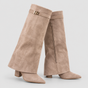 Bottes Cuissardes en Suede de Luxe pour Femmes