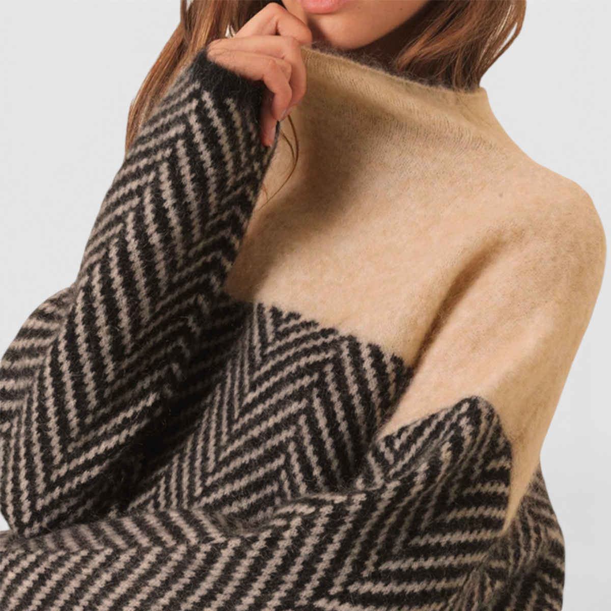 Pull Col Roulé en Cachemire Femme - Tricot Doux