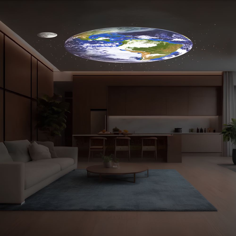 Home Decor : Lampe de Projection Spatiale – Projecteur Galaxie pour Ambiance dans de Marche Lino