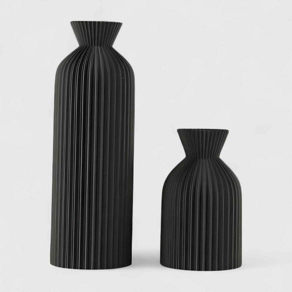 Vases : Vase Décoratif en Céramique Moderne Accessoires De Maison dans Noir-L S de Marche Lino