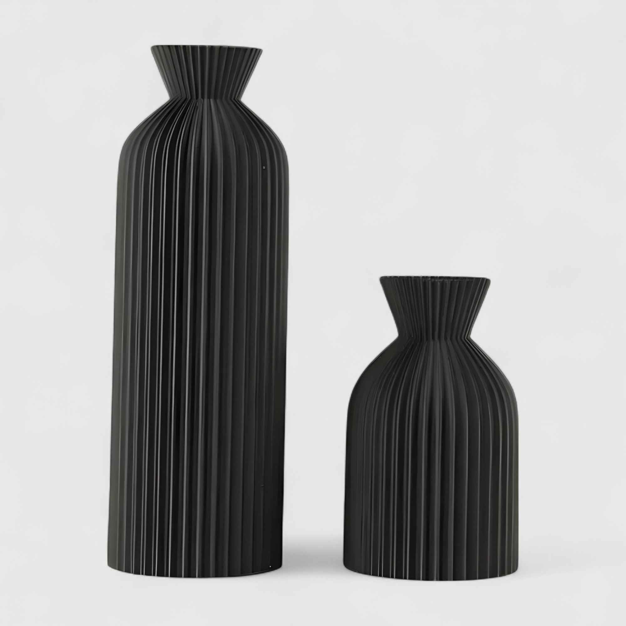 Vases : Vase Décoratif en Céramique Moderne Accessoires De Maison dans Noir-L S de Marche Lino