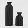 vase : Vase Décoratif en Céramique Moderne Accessoires De Maison dans Noir-L S de Marche Lino