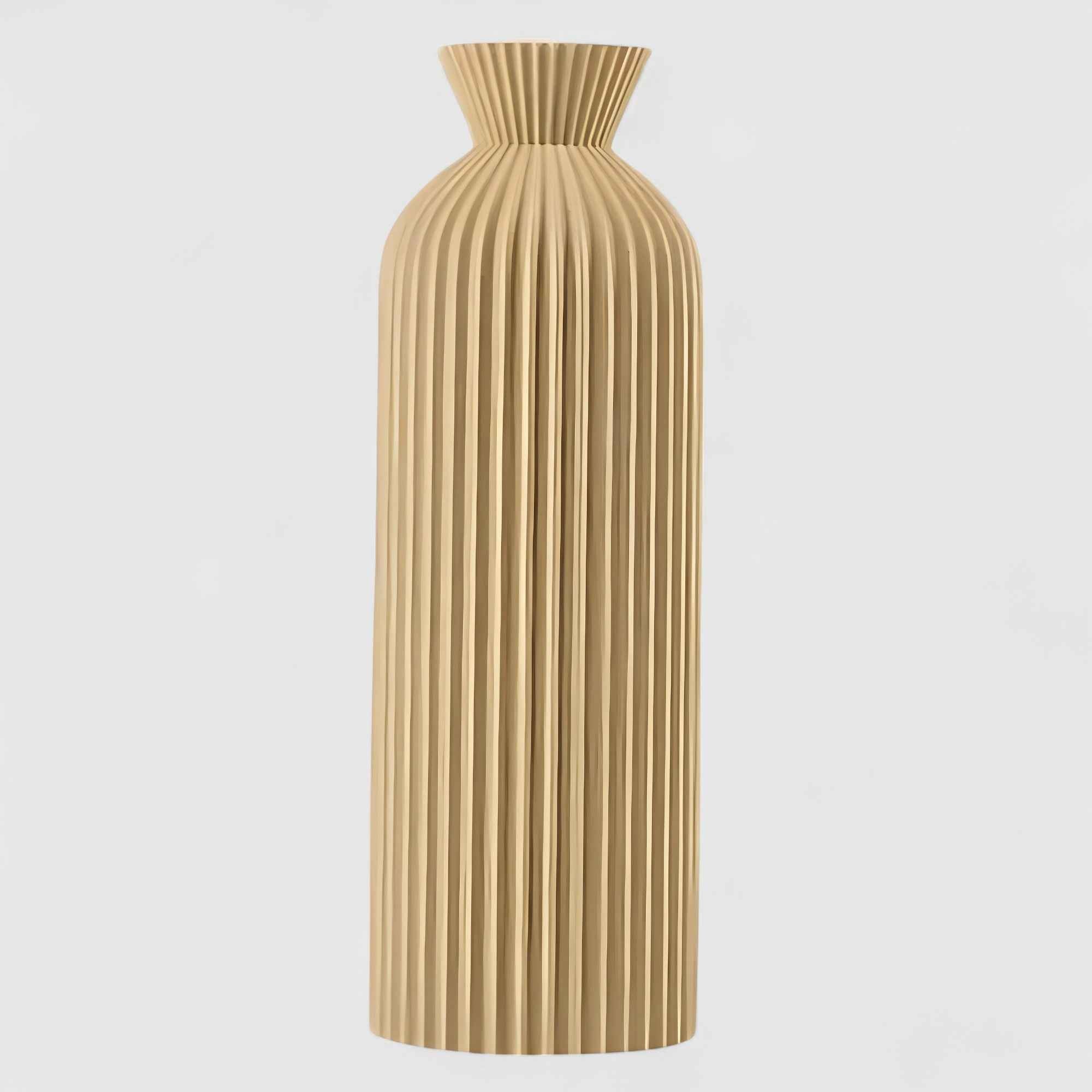 Vases : Vase Décoratif en Céramique Moderne Accessoires De Maison dans Kaki-L de Marche Lino