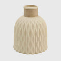 Vase Décoratif en Plastique Tressé Accessoires De Jardin