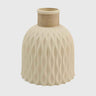 vase : Vase Décoratif en Plastique Tressé Accessoires De Jardin dans Beige de Marche Lino