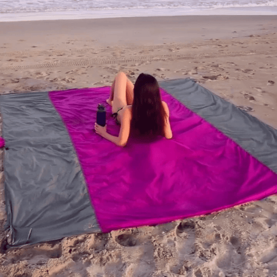 Mr Beach Tapis anti-sable ultime – sans sable, séchage rapide et confortable