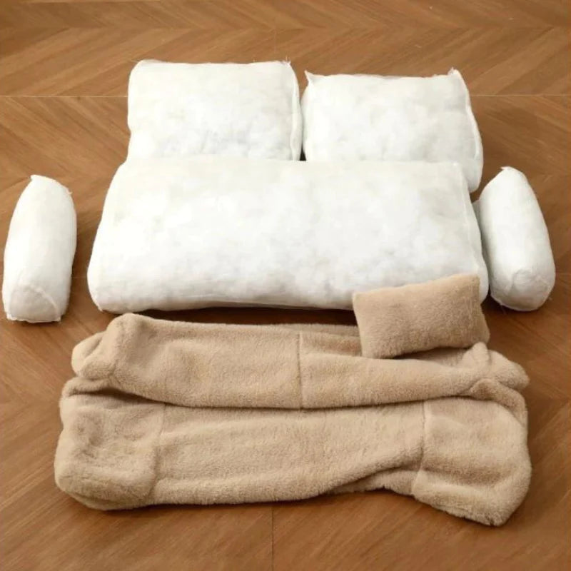 Housse de canapé apaisante pour animaux de compagnie Gris clair - Confort de canapé relaxant - Microfibre