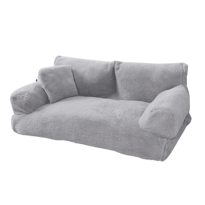 Housse de canapé apaisante pour animaux de compagnie Gris clair - Confort de canapé relaxant - Microfibre
