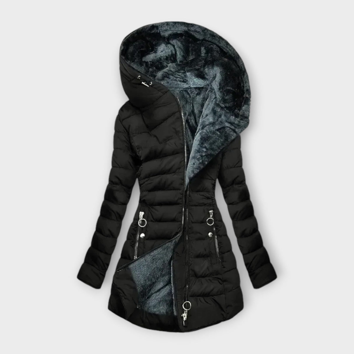 Manteaux et vestes pour femmes : Femme - Veste Féminine d'Hiver Ajustée Accessoire D'Hiver dans de Marche Lino