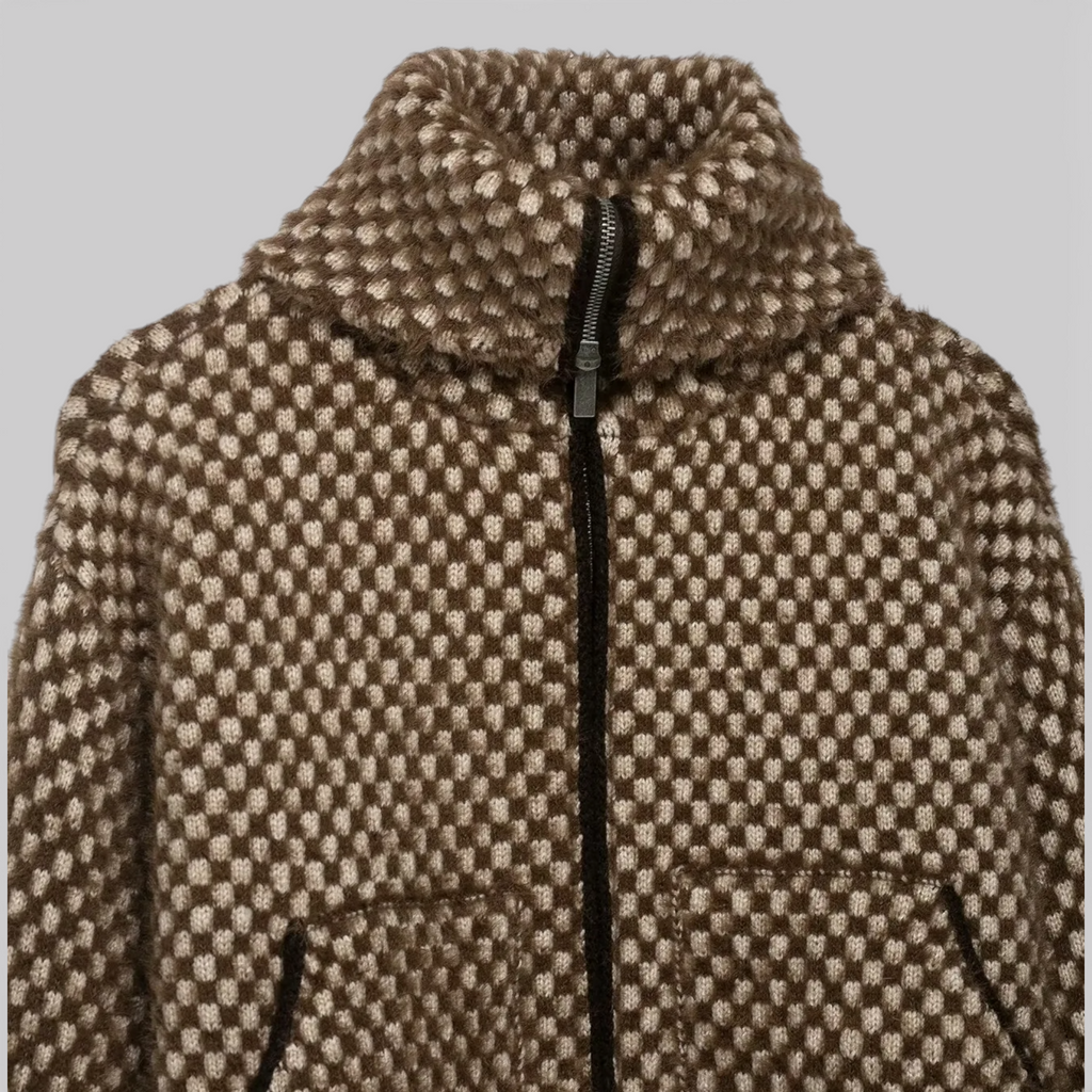 Veste Femme Chic à Col Haut Confort Et Élégance