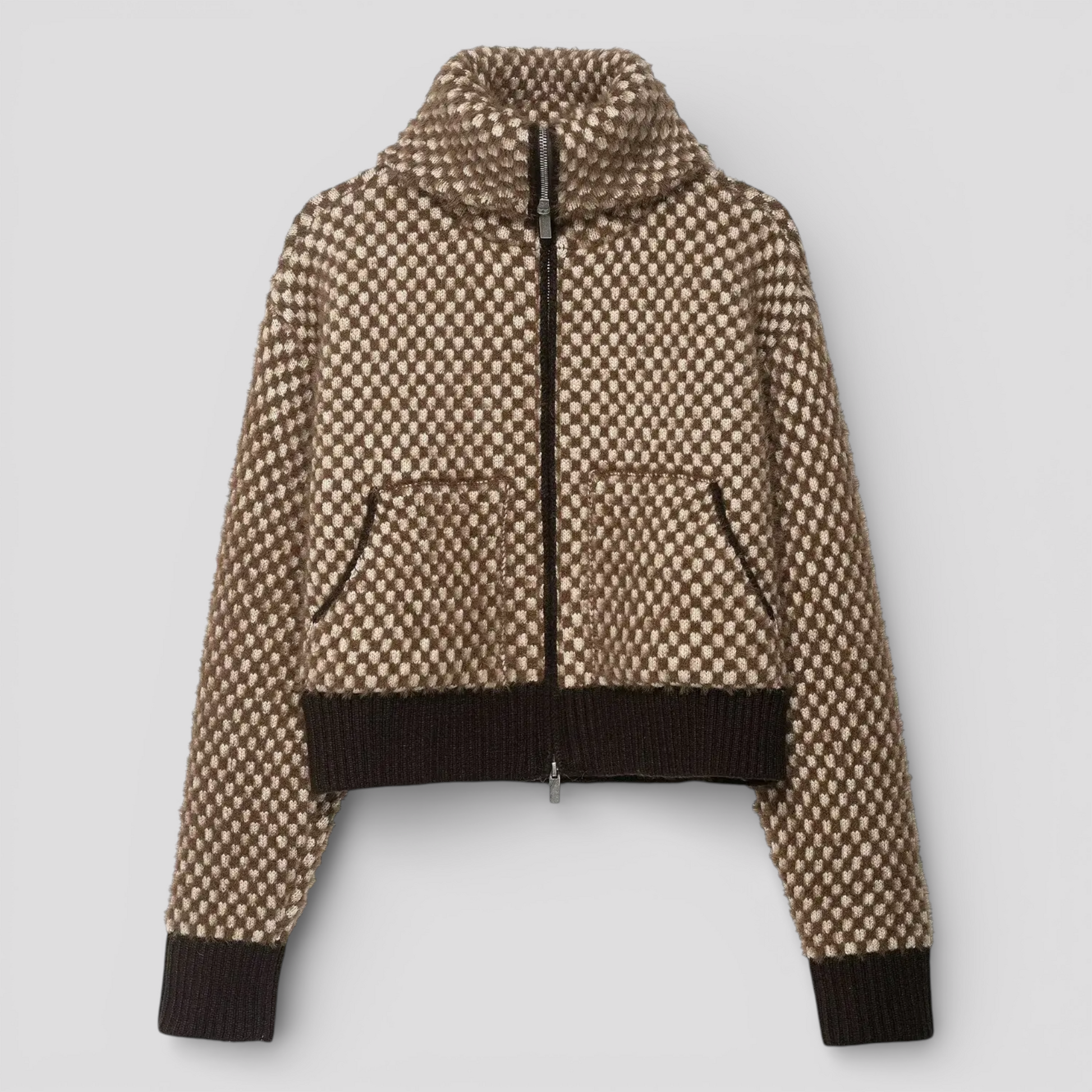 Veste Femme Chic à Col Haut Confort Et Élégance