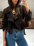 Veste Femme à Manches Longues Mode Femme Vêtement Féminin