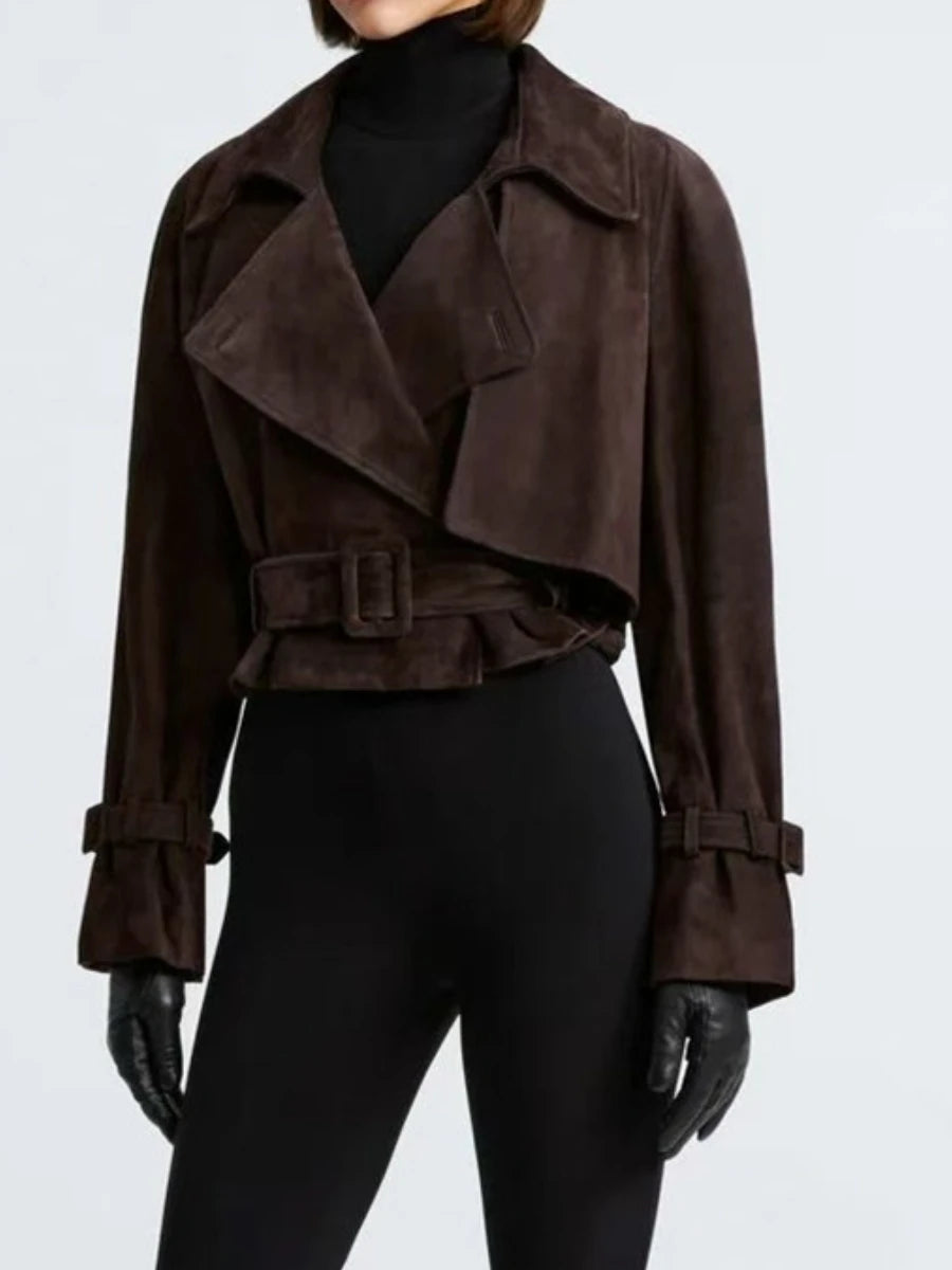 Vestes : Veste Femme à Manches Longues Mode Femme Vêtement Féminin dans de Marche Lino