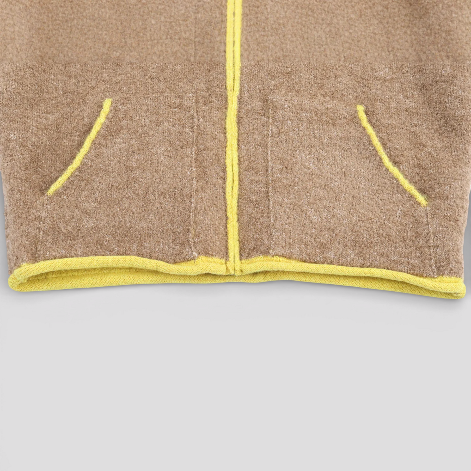 Veste Femme en Tricot Épais Col Montant Fermeture Éclair