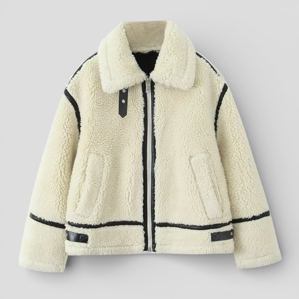 Veste Femme Hiver Velours Ajustée Chaud Et Confortable