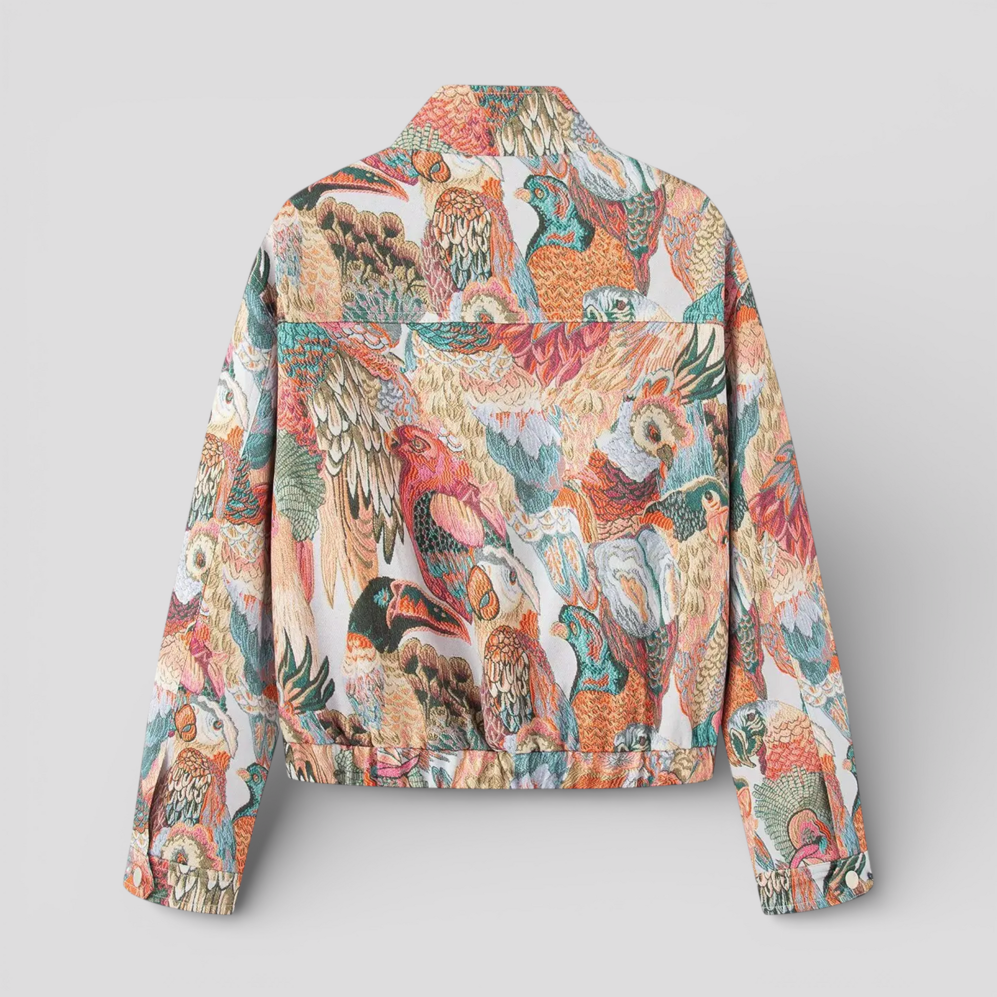 Veste Femme Imprimé Paon Bleu – Élégante et Confortable, Qualité Premium