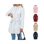 Veste Femme Trench avec Ceinture Manteaux trench