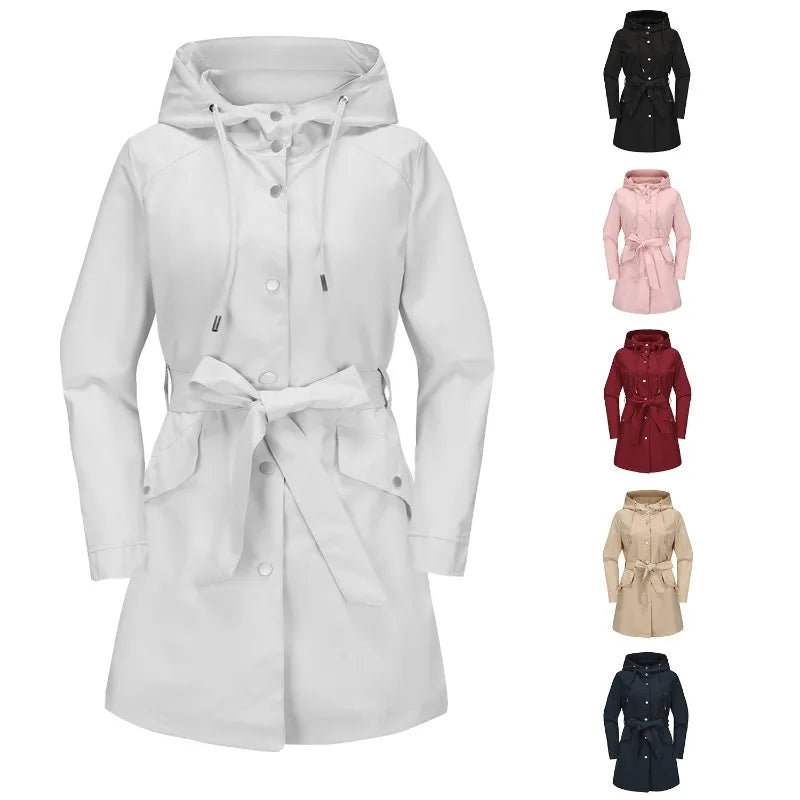 Veste Femme Trench Élégante avec Ceinture 1