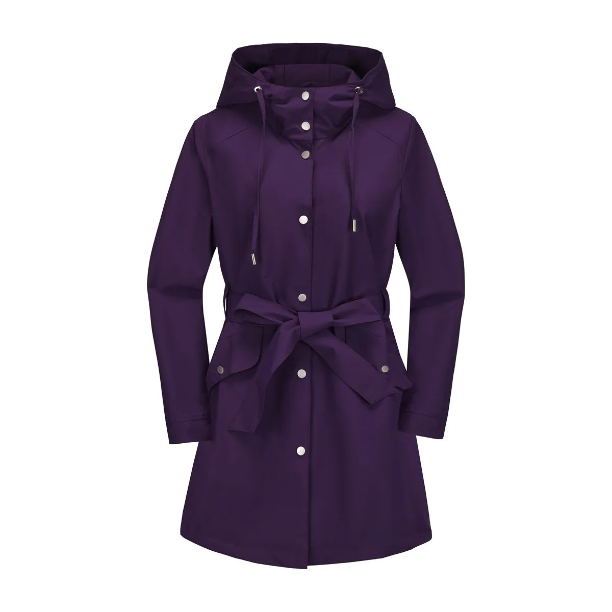 Manteaux trench : Veste Femme Trench avec Ceinture Manteaux trench dans violet de Marche Lino