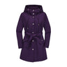 women's jacket : Veste Femme Trench avec Ceinture Manteaux trench dans violet de Marche Lino