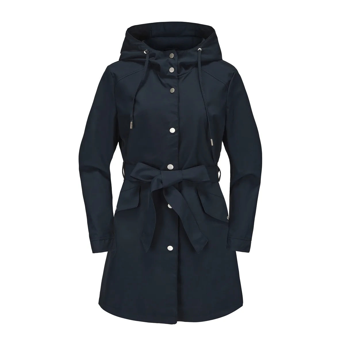 Manteaux trench : Veste Femme Trench avec Ceinture Manteaux trench dans Bleu foncé de Marche Lino