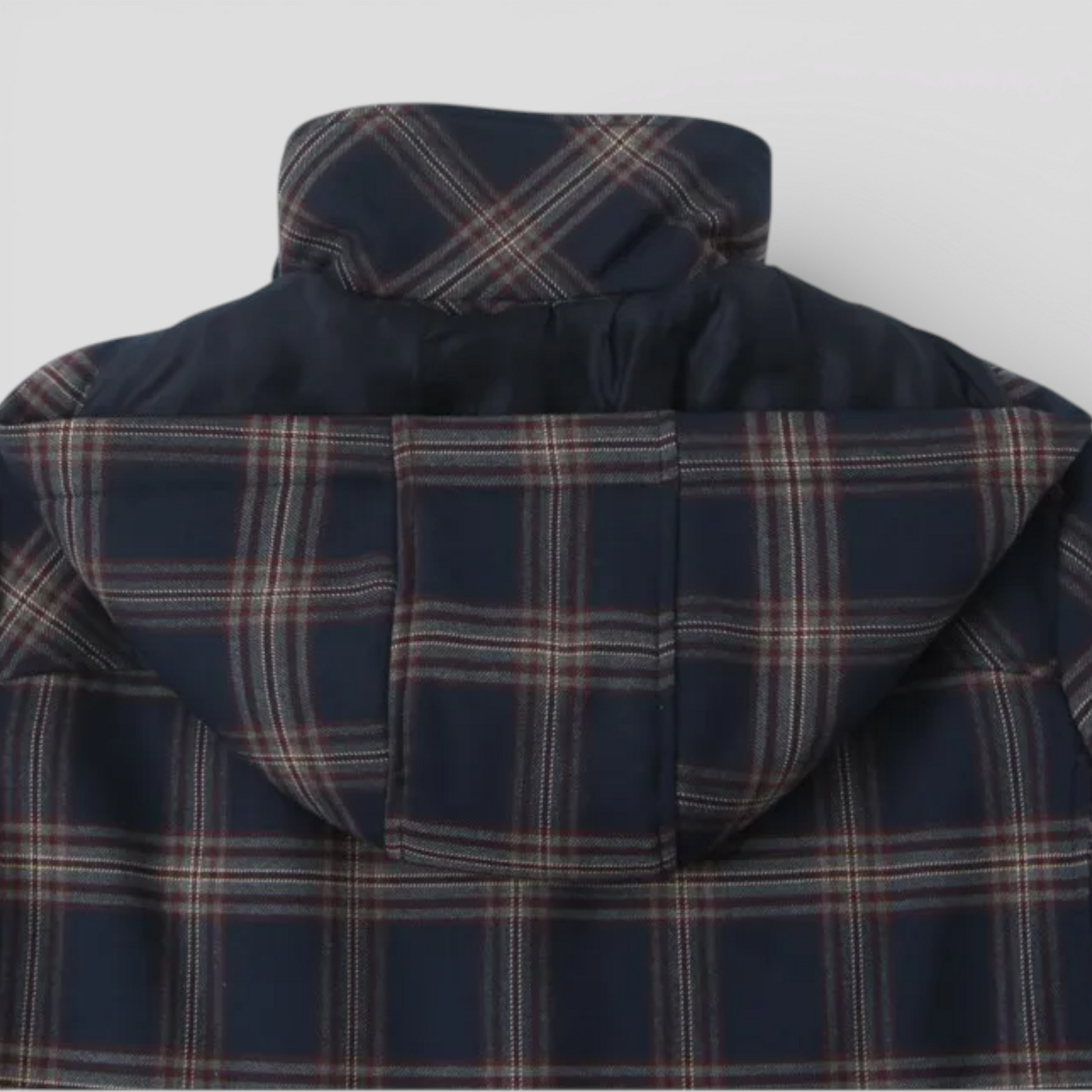 Veste Femme à Carreaux avec Capuche Manteau Vintage Femme