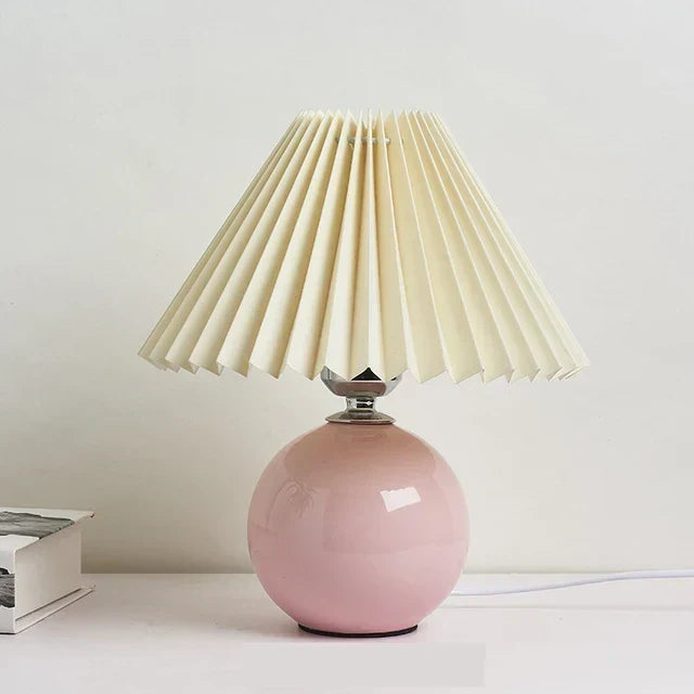 : Lampe de Table Vintage Héritage dans Rose & Beige de Marche Lino