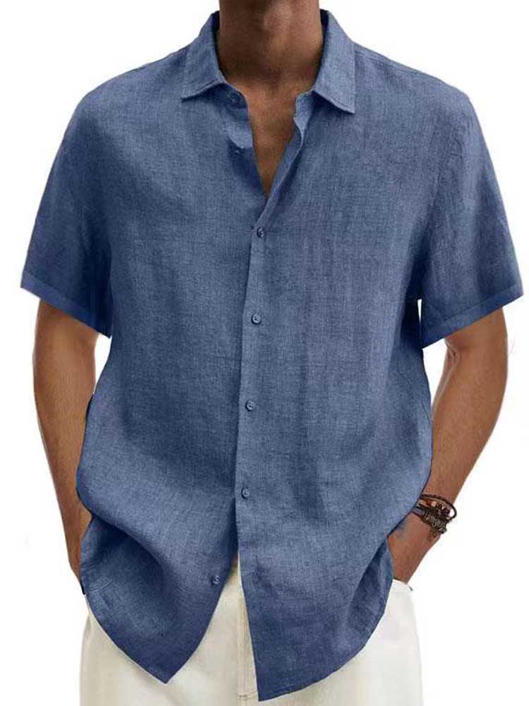 Chemise Homme Manches Courtes Casual - Chemise Quotidienne