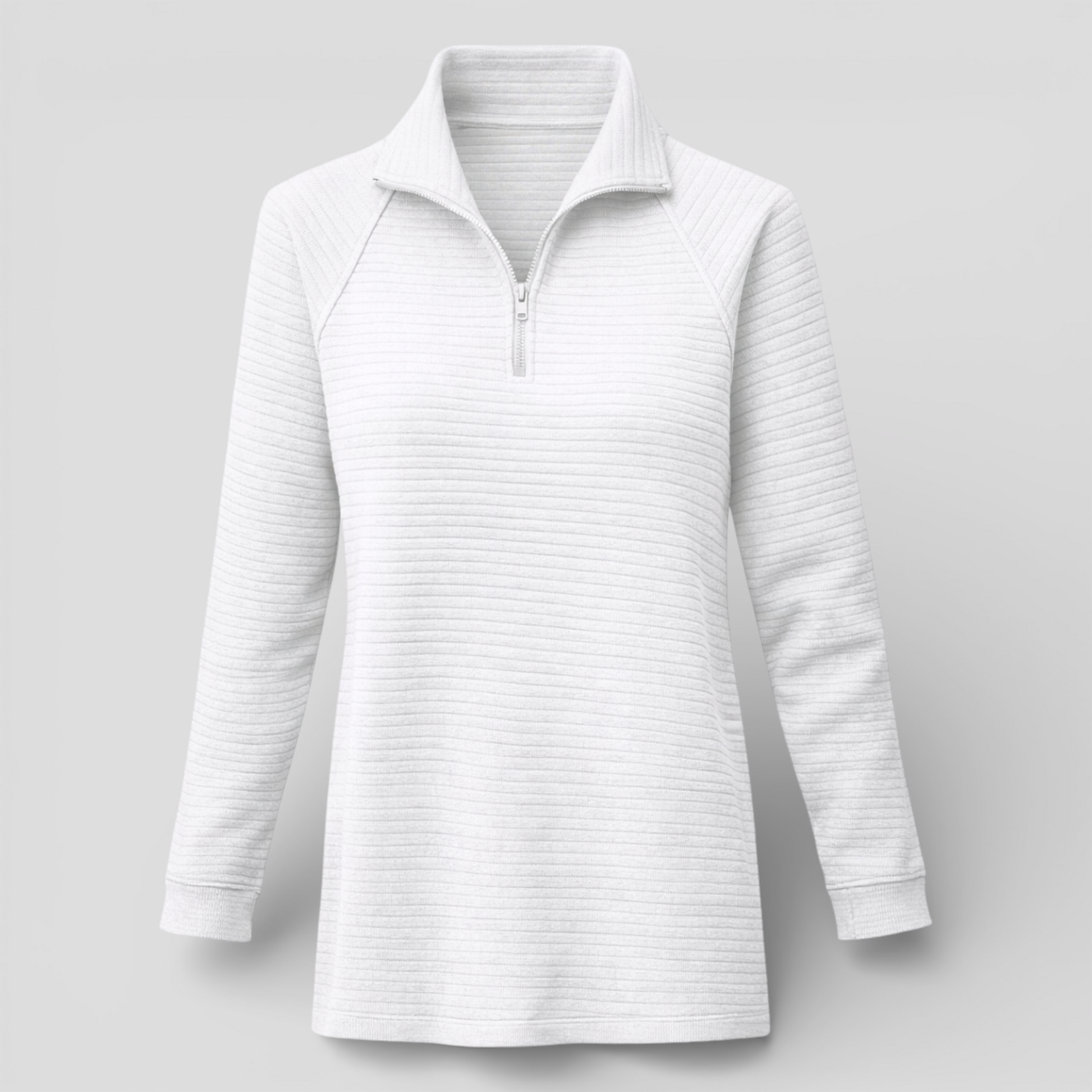 Pull Femme Col V Confortable Denim Ajustement Agréable
