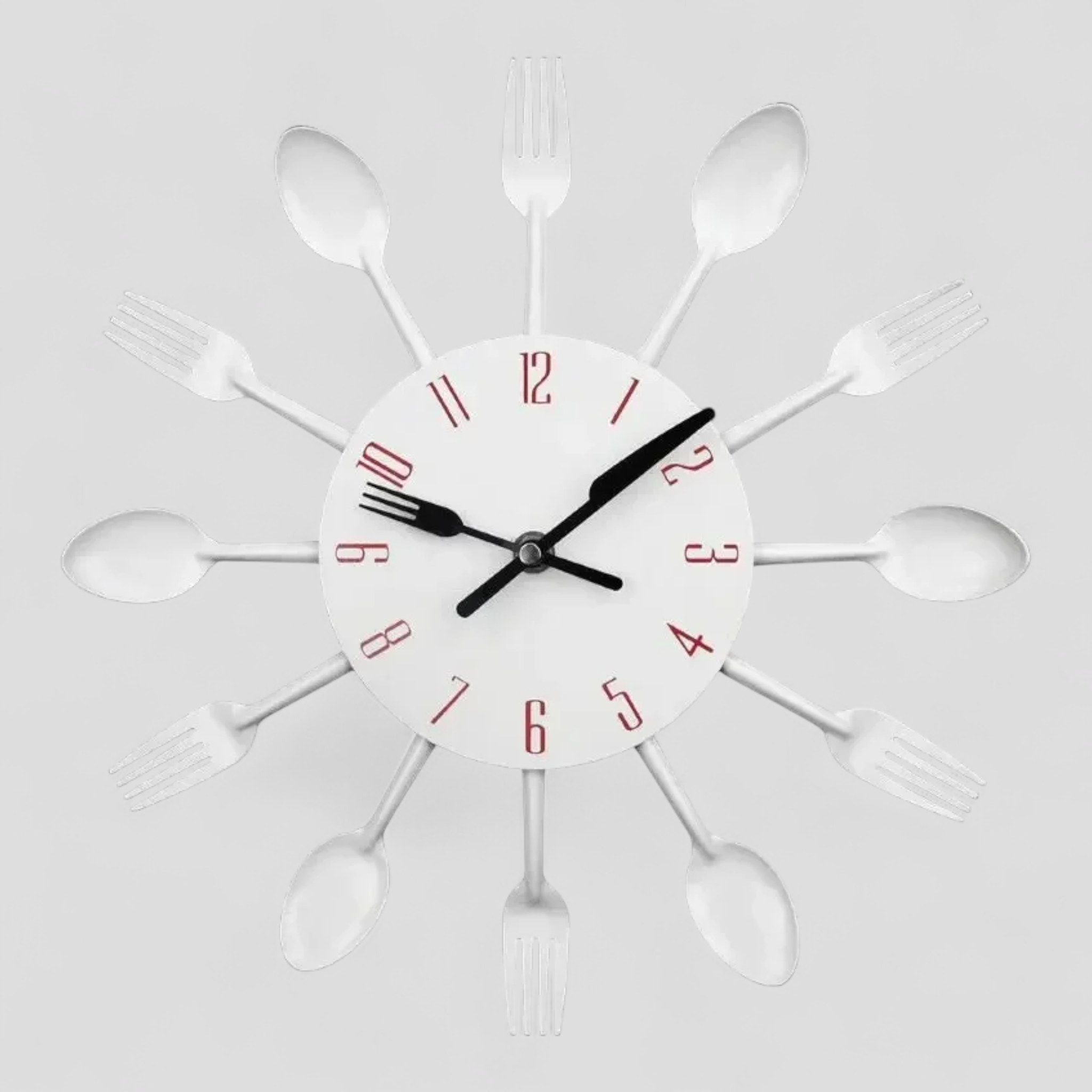 Horloges murales : Horloge Murale Métallique au Design Minimaliste - 12 Pouces dans de Marche Lino