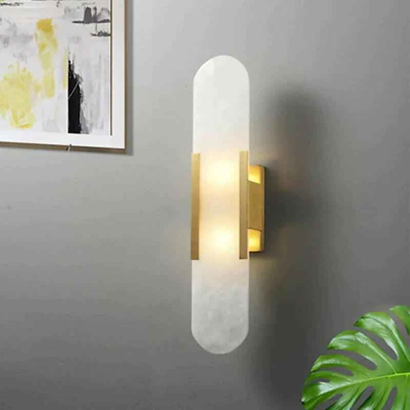 Wall Lamp : Zenova Applique Murale LED Minimaliste pour Chambre et Salle à Manger dans de Marche Lino