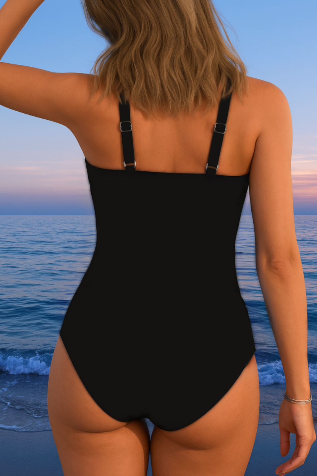 Maillot de Bain Une Pièce Cache-cœur | Coupe Luxueuse et Colorée