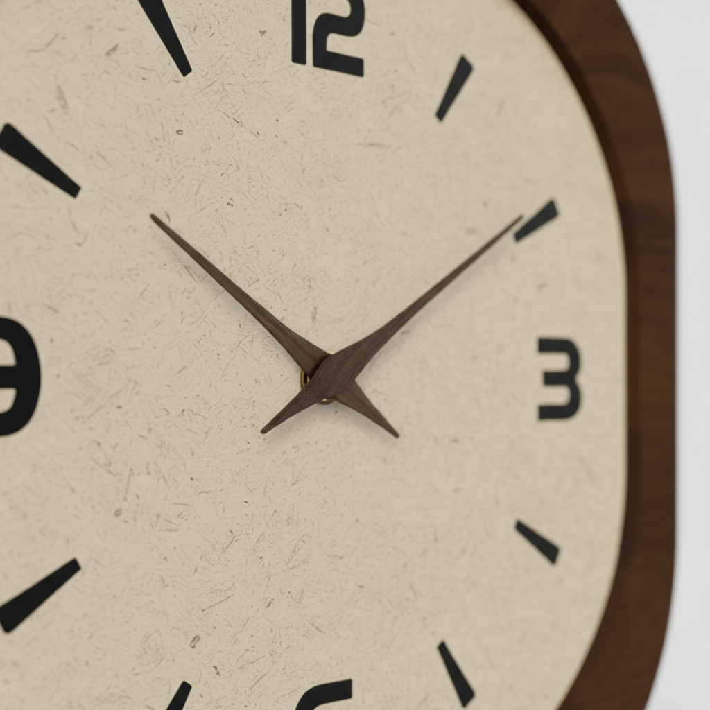 Horloge Murale en Bois Style Vintage