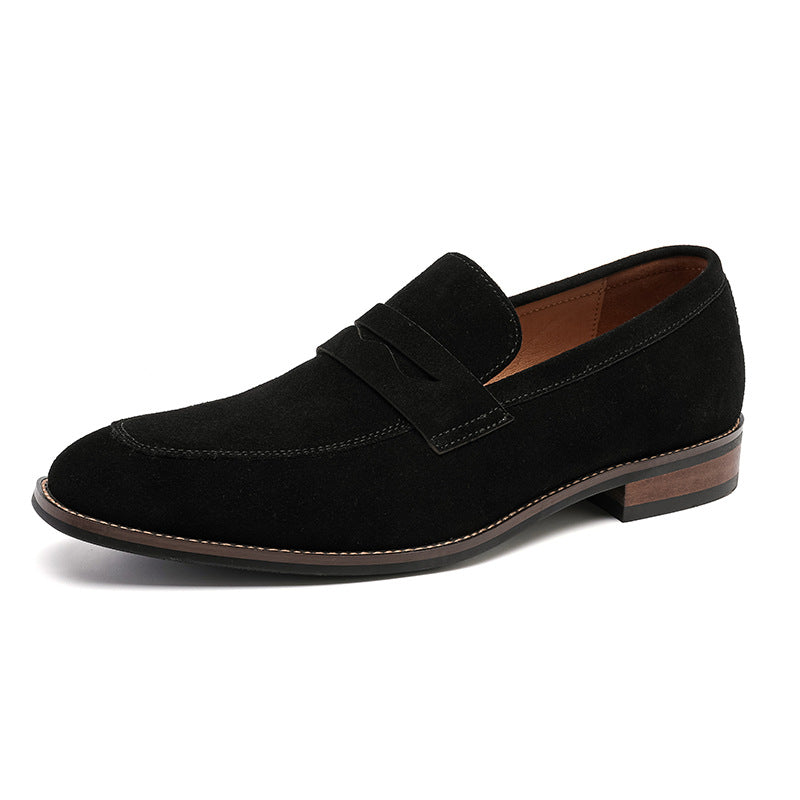 : Mocassin Homme Nubuck - Souplesse et Style Quotidien dans Noir de Marche Lino