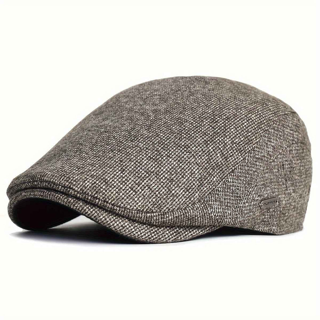 1 pièce de casquette newsboy chaude – style chauffeur de taxi et Gatsby, chapeau d'hiver vintage élégant