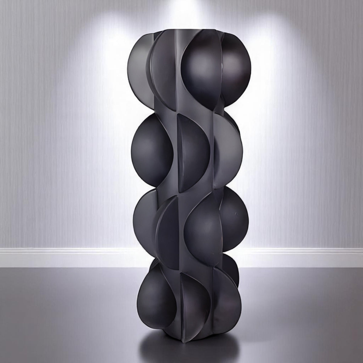 Vases : Vase Décoratif en Résine Moderne en Spirale dans de Marche Lino