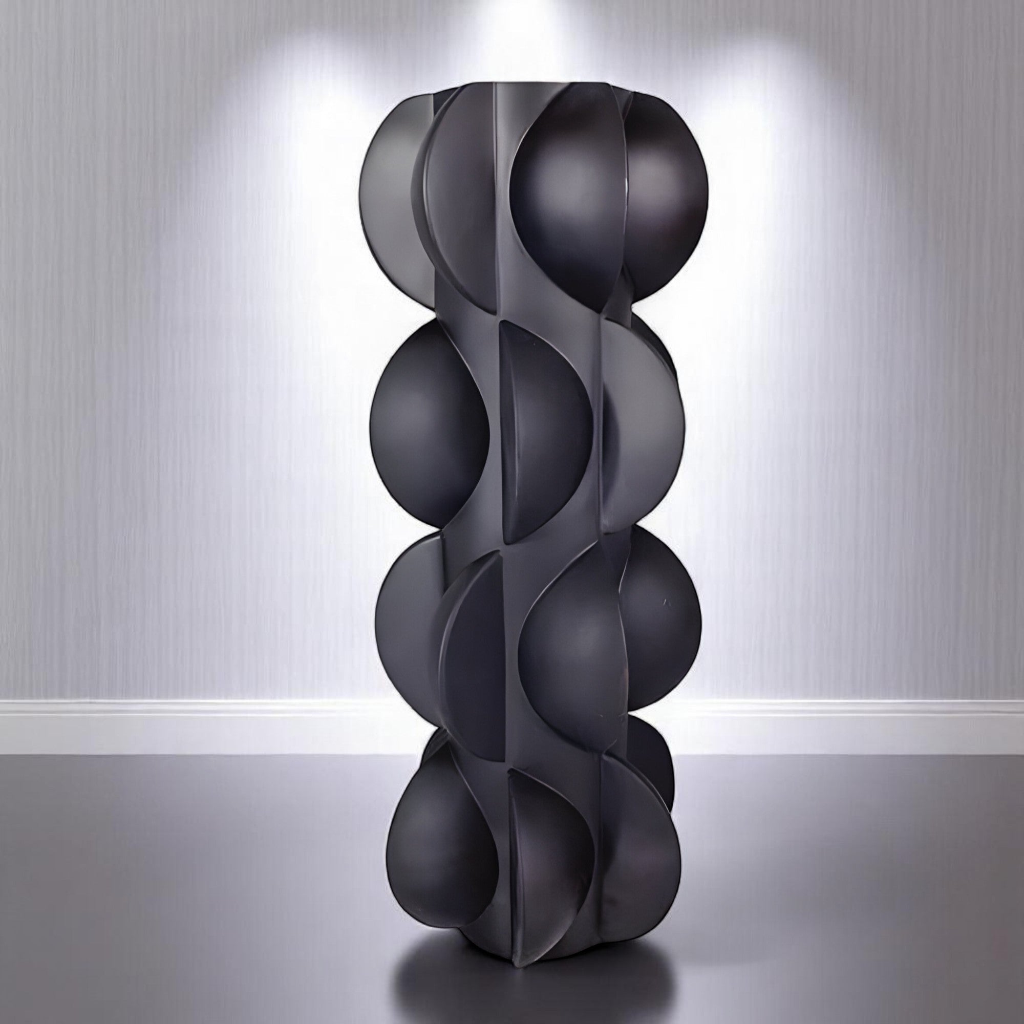 Vases : Vase Décoratif en Résine Moderne en Spirale dans de Marche Lino