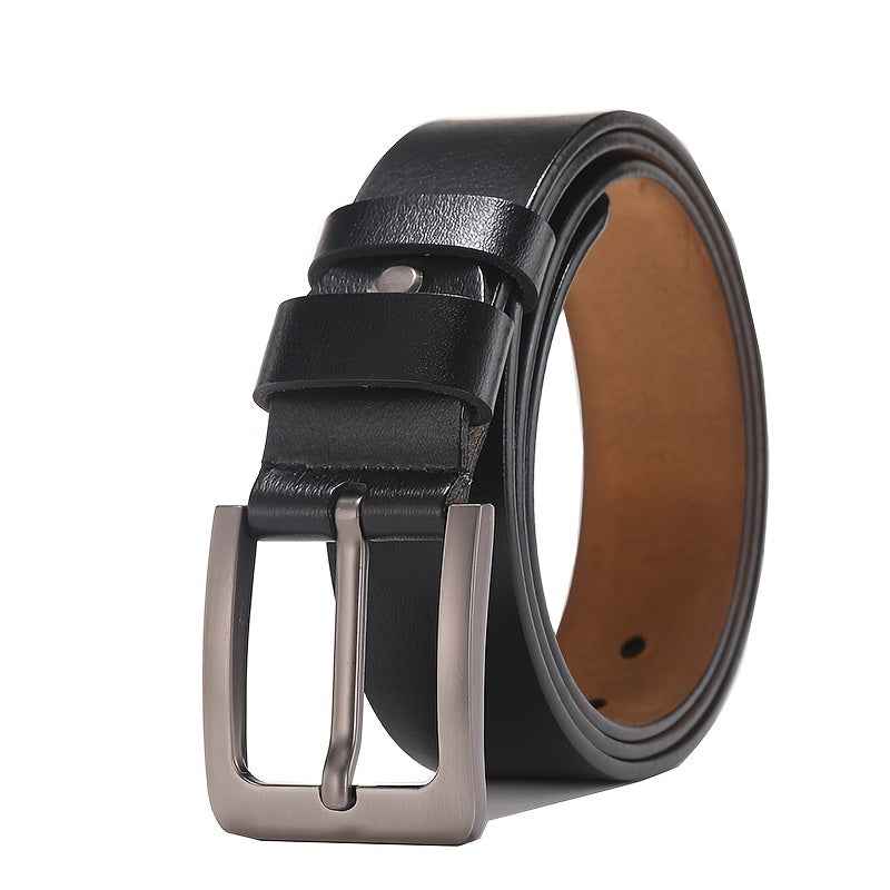 Belt : Sangle en Cuir de Bœuf Véritable Marron - Robuste et Durable pour Homme et Femme dans de Marche Lino