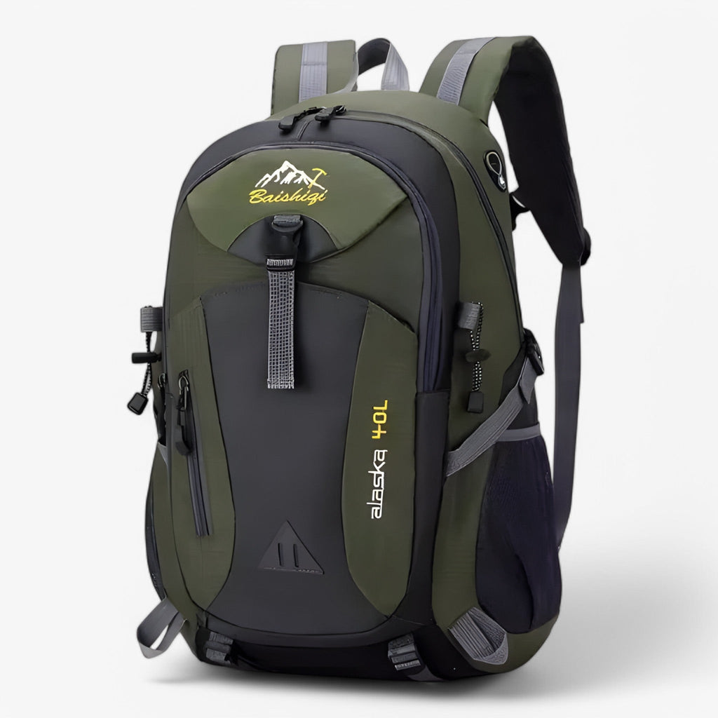 Sac à dos Outdoor Imperméable 52l Vert Militaire pour Homme - Haute Qualité, Livraison Rapide