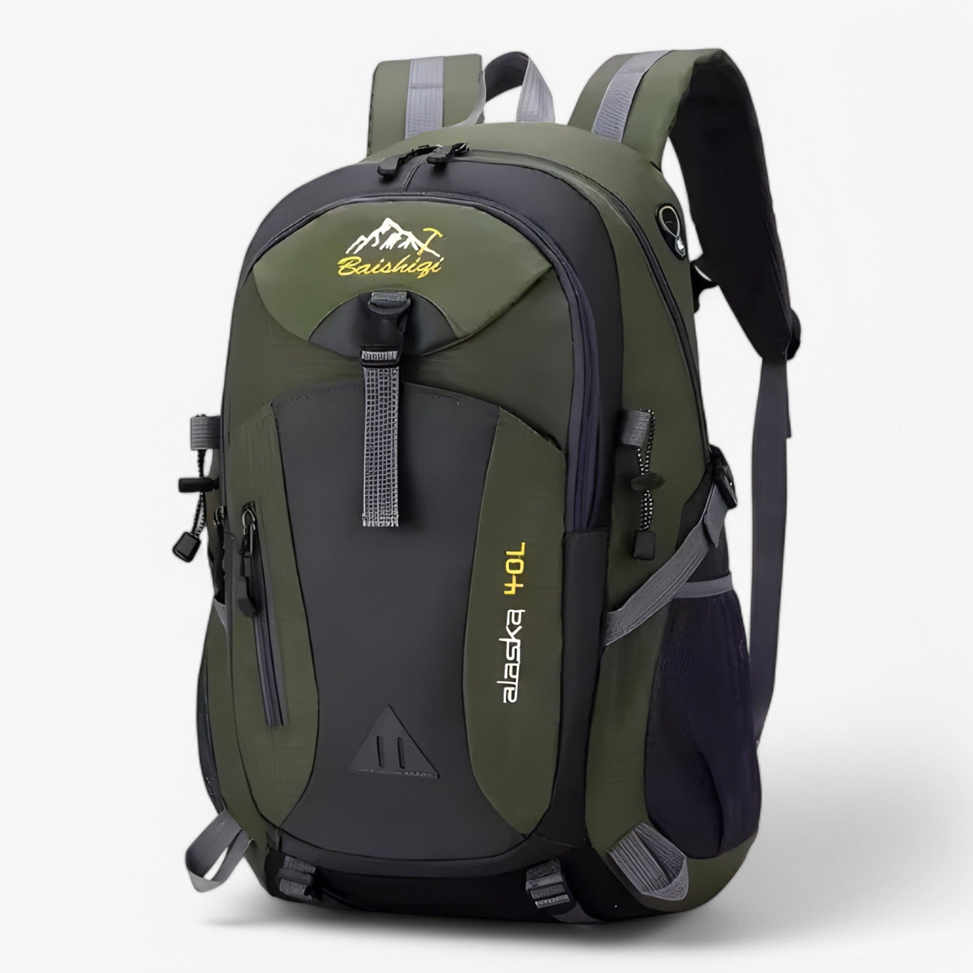 Sac à dos Outdoor Imperméable 52l Vert Militaire pour Homme - Haute Qualité, Livraison Rapide